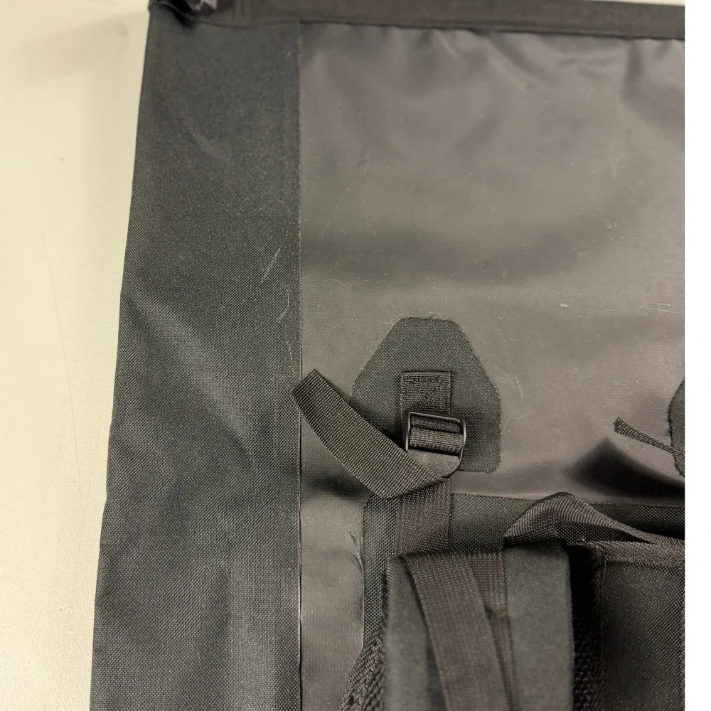 Lewis & Clark Blue Black PVC Tarpaulin Roll Top Waterproof Dry Bag Backpack